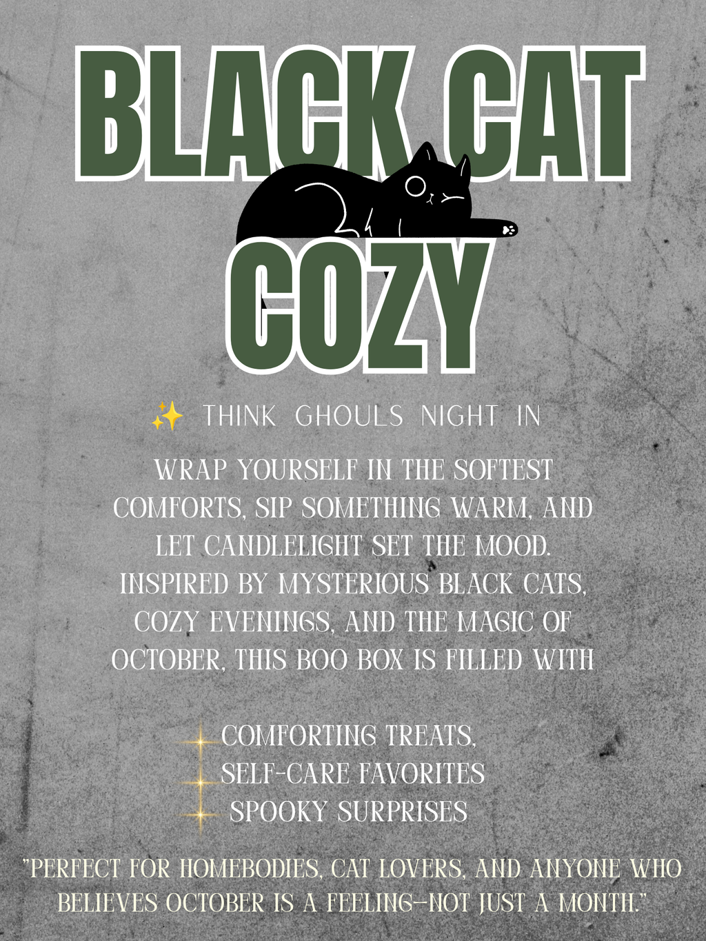 Black Cat Cozy Mystery Boo Box