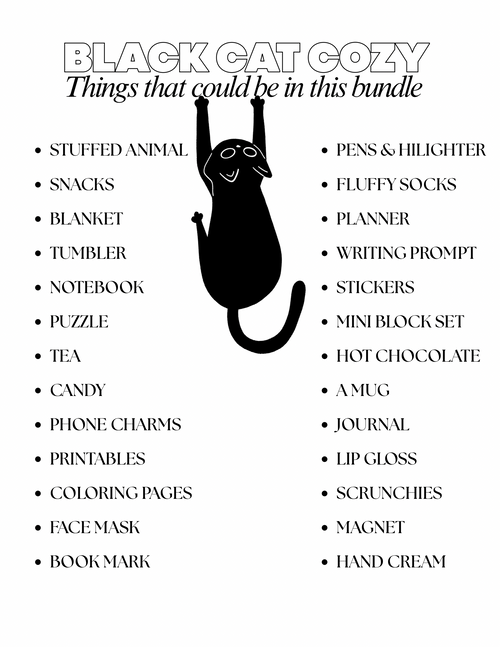 Black Cat Cozy Mystery Boo Box