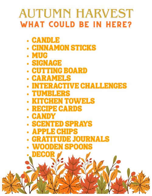 Autumn Harvest Mystery Boo Box