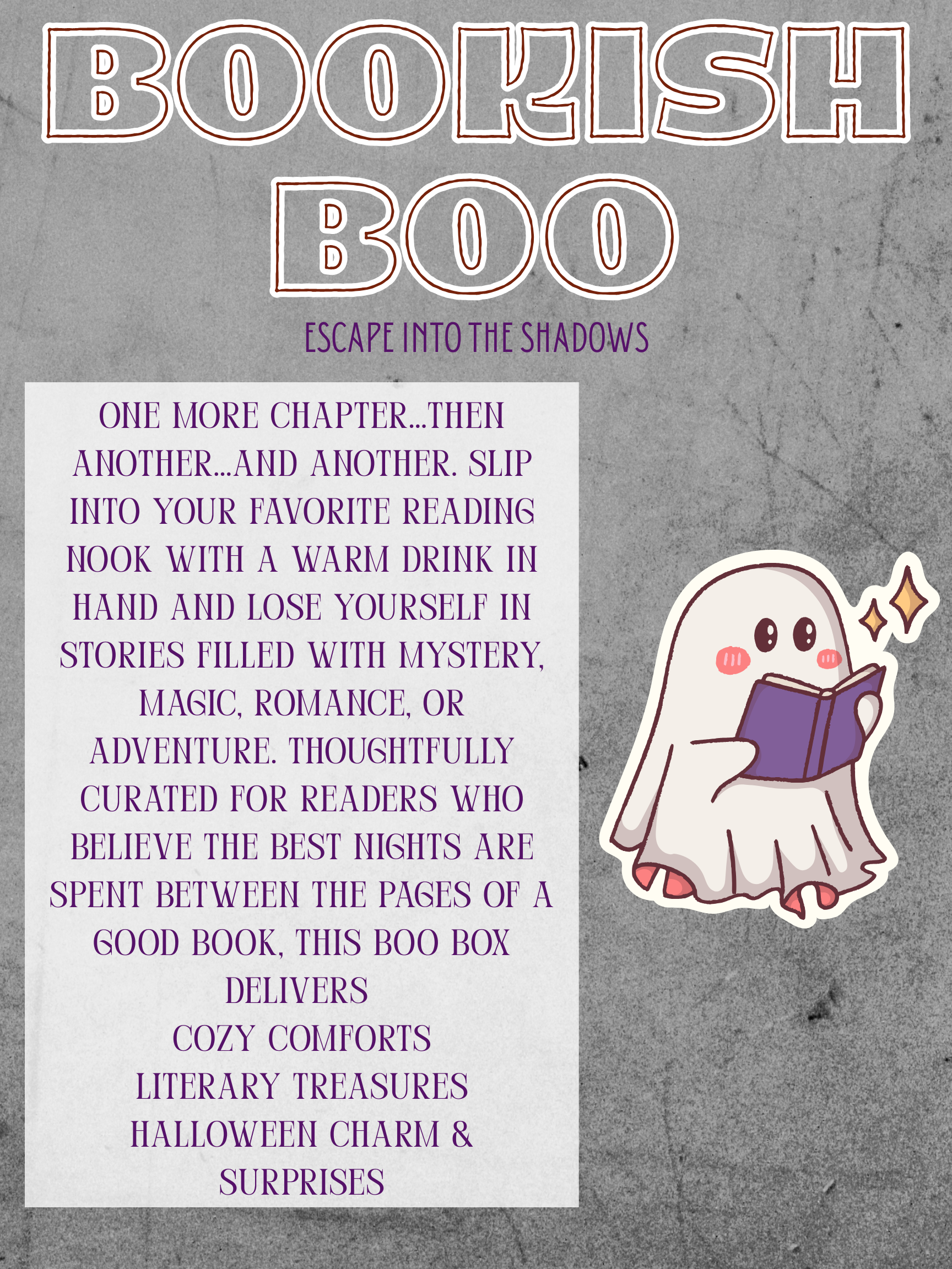 Bookish Boo Mystery Boo Box
