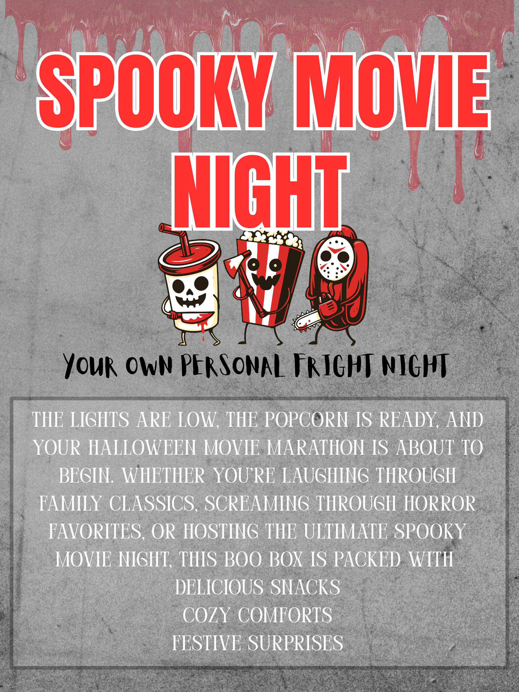 Spooky Movie Night Mystery Box